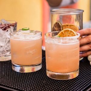 margarita en las rocas